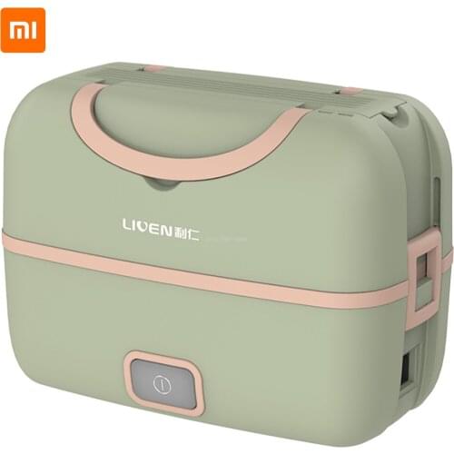 Xiaomi Mijia Liren Portable Cook Electric Lunch Box Vacuum Seal Silent Heating Large Capacity Double Layer Steam Smart Artifact