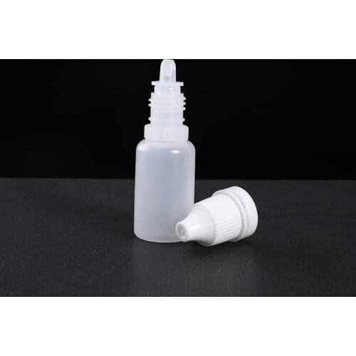 10ML Empty Plastic Squeezable bottle Mini Dropper Bottles Eye Liquid Dropper Refillable Bottles 10Pcs