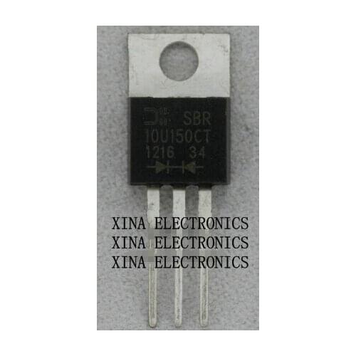 SBR10U150CT SBR10U150 10U150CT 10U150 150V 10A TO220 ROHS ORIGINAL 10PCS/lot Free Shipping Electronics composition kit