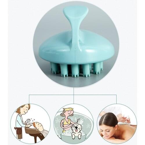 Brush Hair Products Massage Body Washing Bath Spa Silicone Shampoo Comfortable