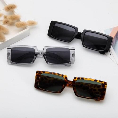 1PCs New Women Rectangle Vintage Sunglasses Brand Designer Retro Points Sun Glasses Female Lady Eyeglass Cat Eye Driver Goggles