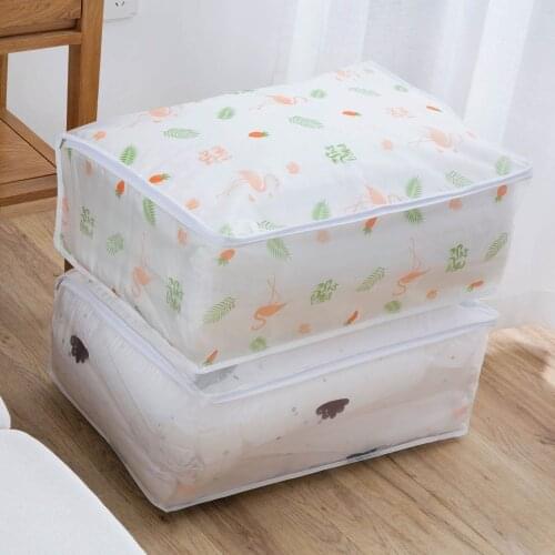 OTHERHOUSE Clothes Blanket Storage Bag Wardrobe Closet Organizer Box Clothing Quilt Pillow Storage Bags Underbed Save Space