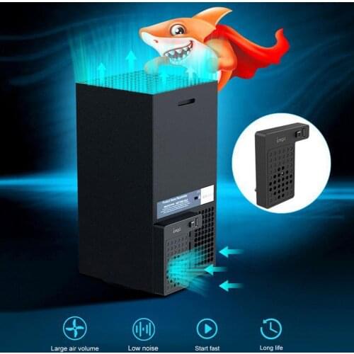 External USB Cooling Fan Vertical Console Cooler For Xbox Series X Game Console Station Accessories With Vertical Cooling System