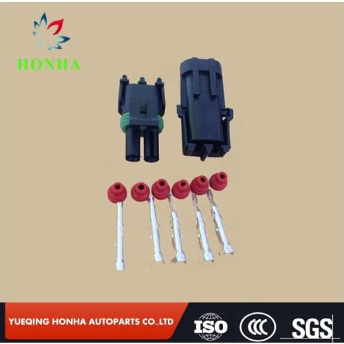 2 Pin 12015792 12010973 Female Male Injector Socket Waterproof Automobile Connector