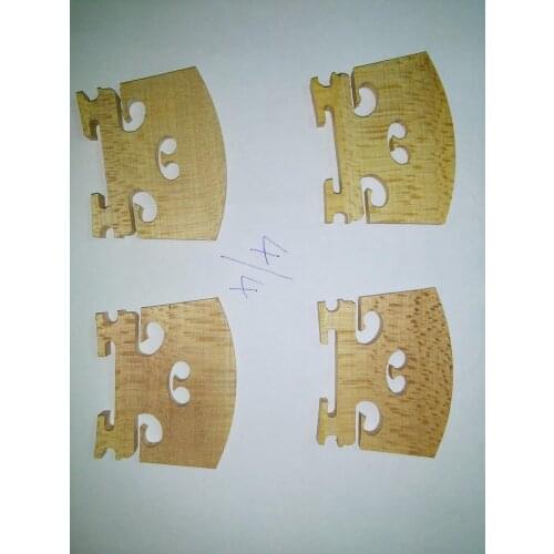 4 PCs Best Quality Aged Maple Violin Bridge 4/4 Advanced Maple Bridge