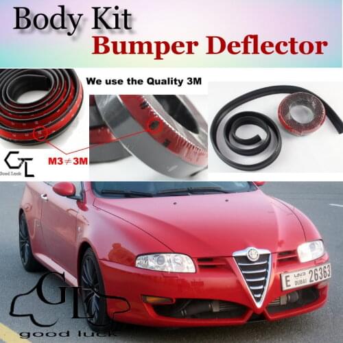 Bumper Lip Deflector Lips For Alfa Romeo GT AR 2003~Onwork Front Spoiler Skirt For TOPGEAR Friends Car Tuning / Body Kit / Strip