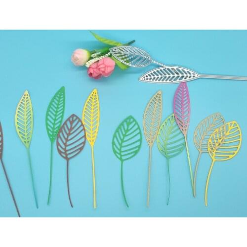 Two leaf metal cutting molds, scrapbooks, photo album decorations, photo frames, DIY handmade artworks
