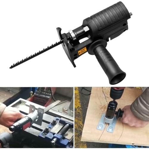 Electric Drill Modified to Electric Saw Reciprocating Saw Attachment Adapter Household Multifunctional Cutter Woodworking Tools