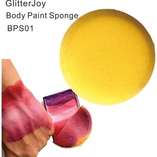 BPS01 2 PC/ PACK Round Water Based Body Paint Sponge Puff Cosmetic Make-up Sponge