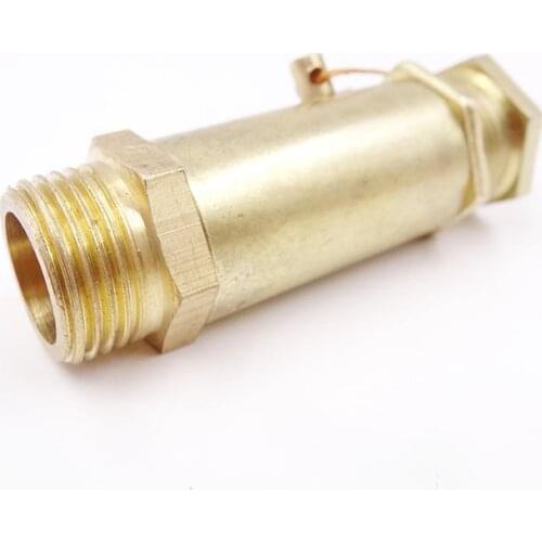 1/4" BSP Male Thread 10KG 1MPA 145PSI Brass Safety Release Valve Pressure Relief Regulator For Air Compressor