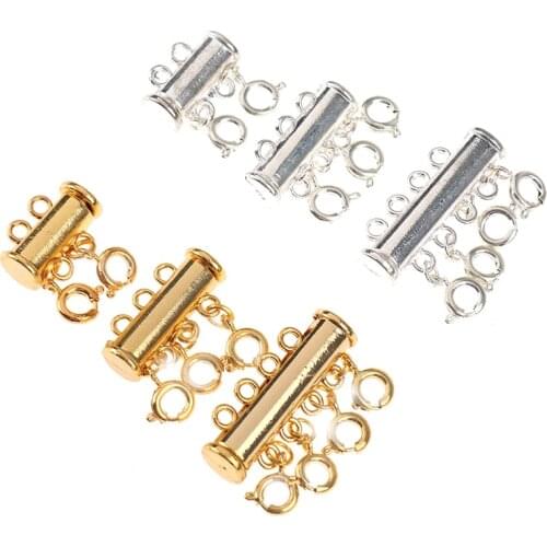 5Pcs Multi Strand Necklace Clasp Layering Layered Necklace Detangler Necklace Spacer Untangle Necklaces