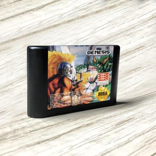 Gods - USA Label Flashkit MD Electroless Gold PCB Card for Sega Genesis Megadrive Video Game Console