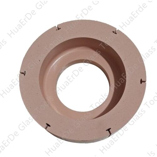 HuaErDe glass Ao polishing wheel bright wheel polyurethane bond polishing wheel factory direct sales