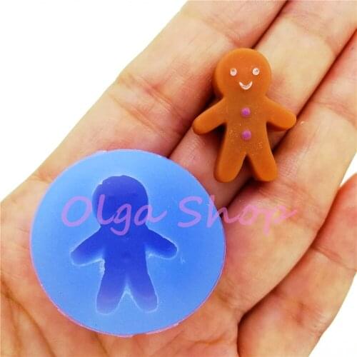 KYL221 23.4mm X 17.7mm Chocolate Silicone Mold Fondant Cake Decoration Candy Resin Clay Earrings Necklace Craft Soap Candle