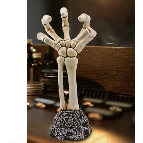Resin Baber Tools Storage Holder Personalized Artwork Skull Hair Accessories