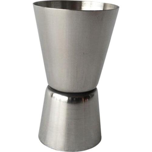 Stainless Steel Double Jigger Shot Glass Cocktail Bartender Mixer Measuring Cup