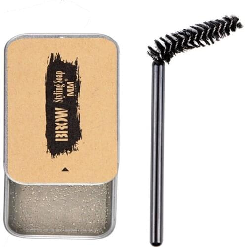 Waterproof 3D Feathery Brows Eyebrow Shaping Cream Brows Makeup Gel Soap Long Lasting Eyebrow Setting Gel Brows Kit