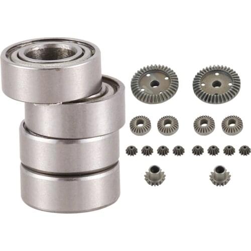 High-Speed Remote Control Car 4Pcs 8X4X3 Ball Bearing with Gear 38T 24T 15T 12T Differential Driving Gears