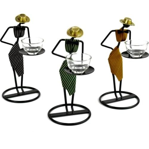 ZHENGHAN Decorative Metal Candlesticks