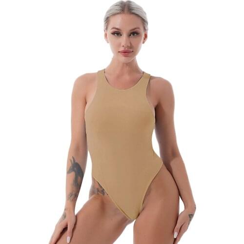 Women Sexy Yoga Jumpsuit Sleeveless Slim Sport Bodysuit Yoga Clothing Gym Workout Ballet Dancing Gymnastics Leotards Dance Wear
