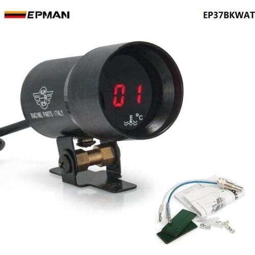 37mm-Compact Micro Digital Smoked Lens Water Temperature Gauge Black For BMW E39 5-Series(OEM:EP-DGT8102) EP37BKWAT