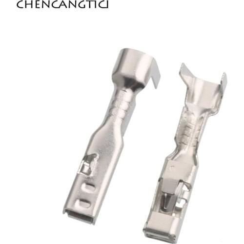 50 Pcs Automotive Delphi Cable Connector Metal Pins Splice Wire Terminal 2.8 MM Crimp Terminals 15304720