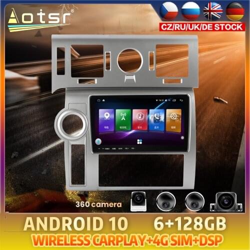 Android 10 For Hummer H2 E85 2007 2008 2009 Car DVD GPS Coche Navigation Auto Radio Stereo Kopf Multimedia Player HeadUnit