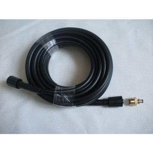 Two ends are M22*14 Car washer hose with karcher K2 connector 400Bar 5800PSI high pressure washer hose spray water