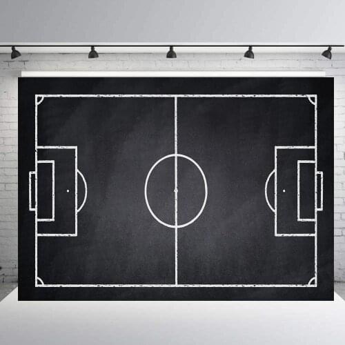 Football Sports theme backdrop custom birthday party banner blackboard boys baby shower decoration photo booth studio propB378