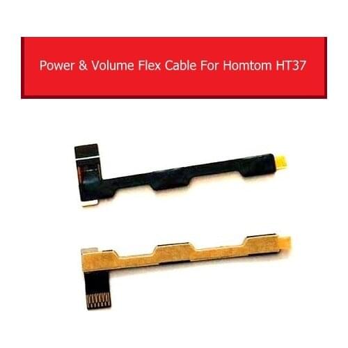 Volume Flex Cable For Homtom HT37 Pro Switch On / off Power Control Button FPC Flex Ribbon Cable Replacement Repair Parts