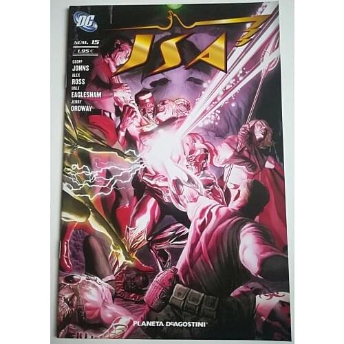 JSA No. 15, DC COMICS, EDITORIAL PLANETA - 2009, LA SOCIEDA DE LA JUSTICIA, 1ª Spanish edition, COMIC BOOK, author GEOFF JOHNS
