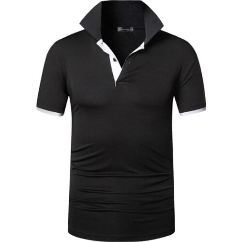 Classic Fashion jeansian Mens Sport Tee Polo Shirts POLOS Poloshirts Golf Tennis Badminton LSL322 Black (Please Choose US Size)