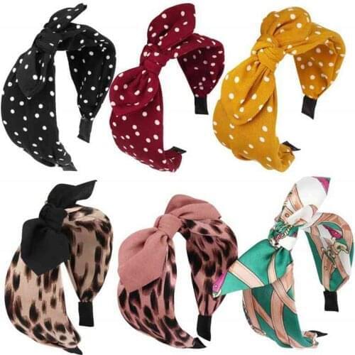 Hot sale wide edition solid color cloth tie wrap waist hair band womens all-around fashion headband accessories