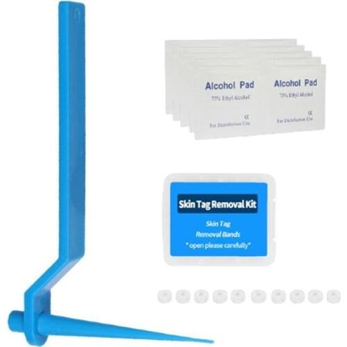 1set Skin Tag Kill Skin Mole Wart Remover Micro Skin Tag Removal Kit With Cleansing Swabs Adult Mole Wart Face Care