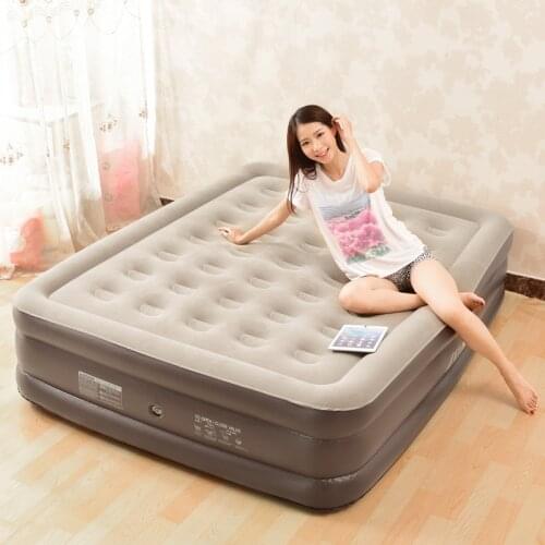 New Inflatable Air Bed Multiple Size Cartoon Atmosphere Pad Thickening Height Mattress Portable Outdoor Camping Mat