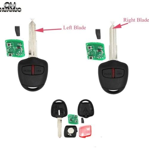 2 Button Remote Control Key Fob for Mitsubishi Lancer Outlander ID46 Chip PCF7936 315MHz/433Mhz Left/Right Blade