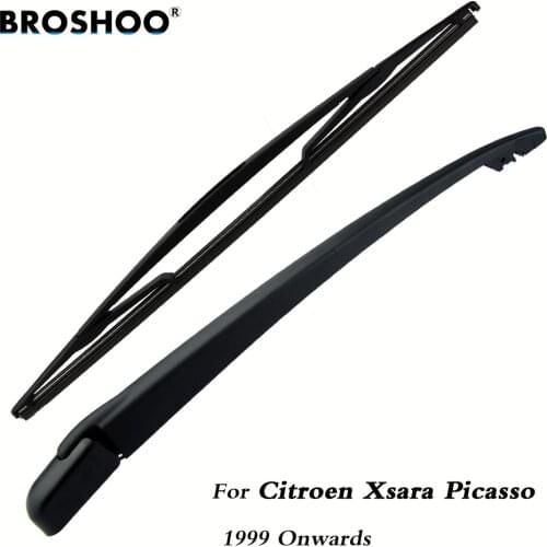 BROSHOO Car Rear Wiper Blades Back Windscreen Wiper Arm For Citroen Xsara Picasso (1999-) 410mm,Windshield Auto Styling