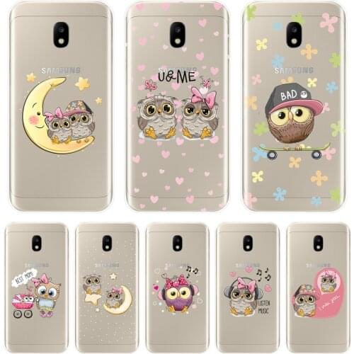 Silicone Phone Case For Samsung Galaxy J3 J5 J7 2015 2016 2017 Owl Soft Back Cover For Samsung J2 J5 J7 Prime J4 J6 J8 Plus 2018