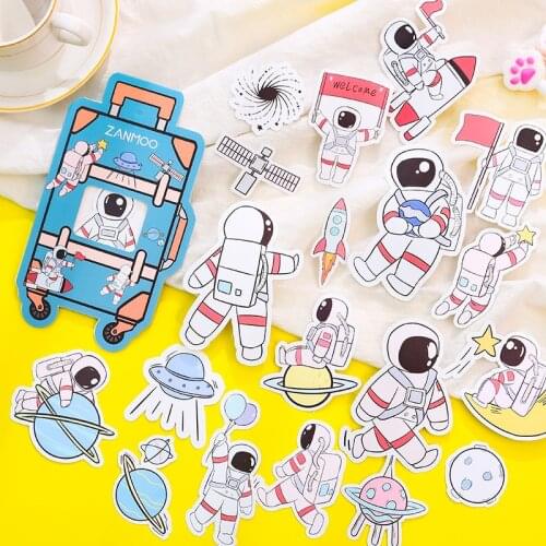 Cute cartoon suitcase series Decorative Stationery penguin Stickers set Scrapbooking DIY Diary Album Stick Lable