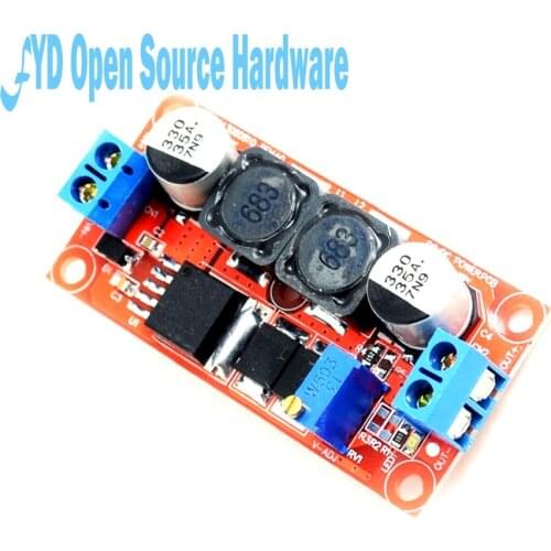 5pcs Enhanced 5A high current DC-DC buck regulator 5-38V DC step-down power supply module turn 1.25-36V