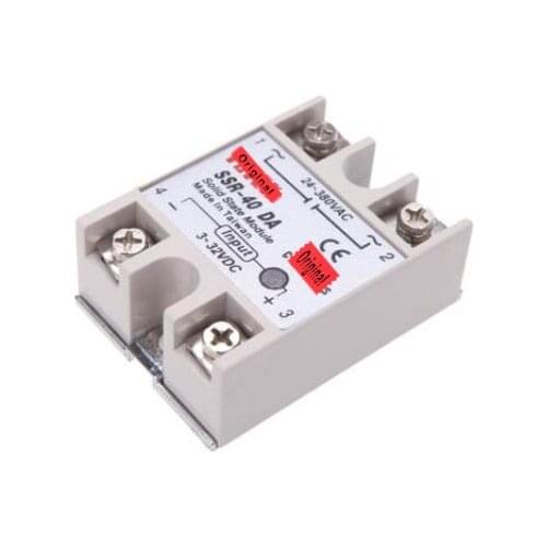 10 pcs SSR-40DA Single-Phase Solid State Relay 40A DC control AC SSR40DA