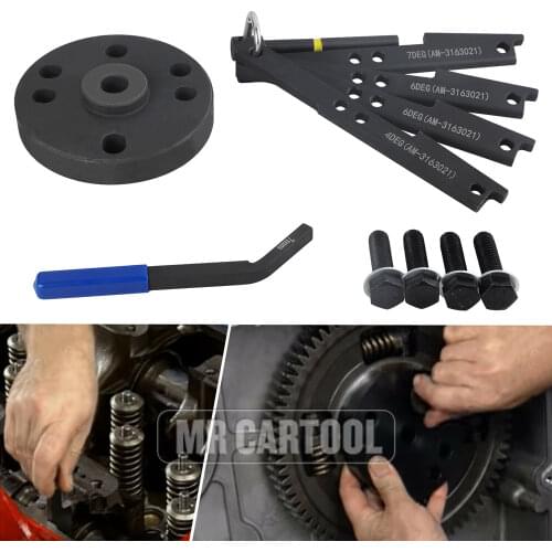 3163021 Cam Timing Tool Kit With 3163530 Engine Brake Adjustment Tool 7MM For Cummins ISX Camshaft Timing Wedge Tool