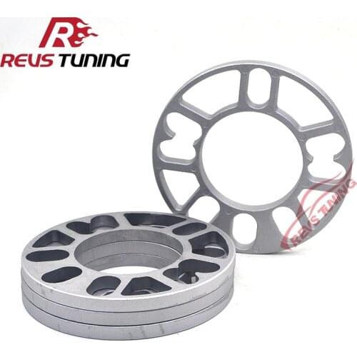 4PCS/lot Thickness: 3MM 5MM 8MM 10MM Universal Aluminum Alloy Fit 4&5 Lug Stud Car Wheel Spacer Adapter Shims Plate