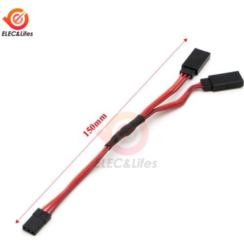 5Pcs 150mm Servo RC Y Style Male to Female Plug wire connector Extension Lead Cable For JR RC Cars trucks Airplane Wire Cord