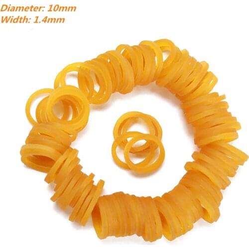 New Rubber Band Yellow Elastic Rubber Bands Stretch High Quality Office Package Supplies Small Accessories Different Sizes