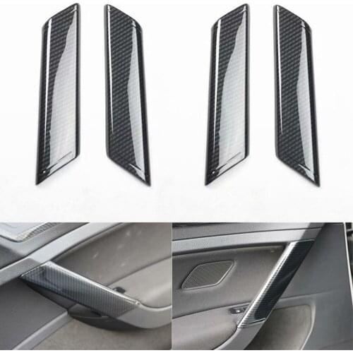 For Volkswagen Golf 7 2014-2020 Right Hand Drive Car Door Handle Armrest Decoration Strips Styling Auto Moldings 4pcs/set