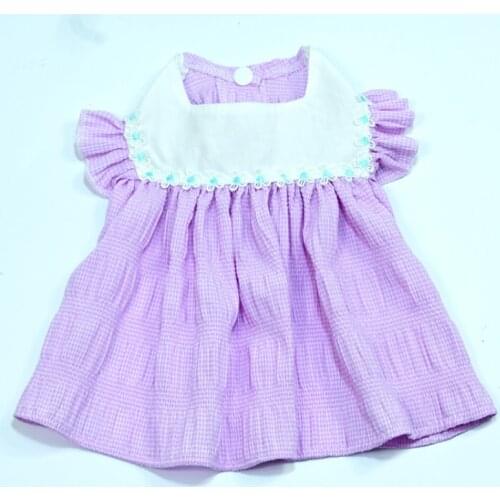 Purple Dog Dress Summer Cat Skirt Puppy Apparel Yorkshire Pomeranian Shih Tzu Bichon Poodle Schnauzer Pet Clothing Dresses 2021