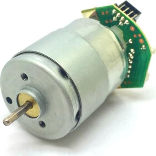 Mabuchi RS-365PW Motor 16120 DC 6V-12V Speed Measuring Encoder 6 Pin Plug High Precision Code Tray Optocoupler Motor DIY