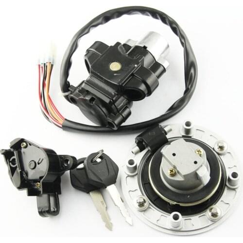 Fuel Tank Cover Cap Lock With Ignition Switch Lock FOR Suzuki GSF600 Bandit 1995-2004