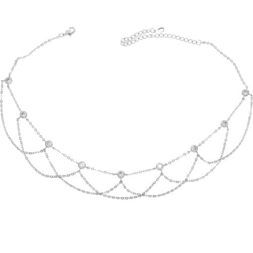 Summer elegance Modern Fashion jewelry hollow lace cloth tattoo choker necklace gift for women girl